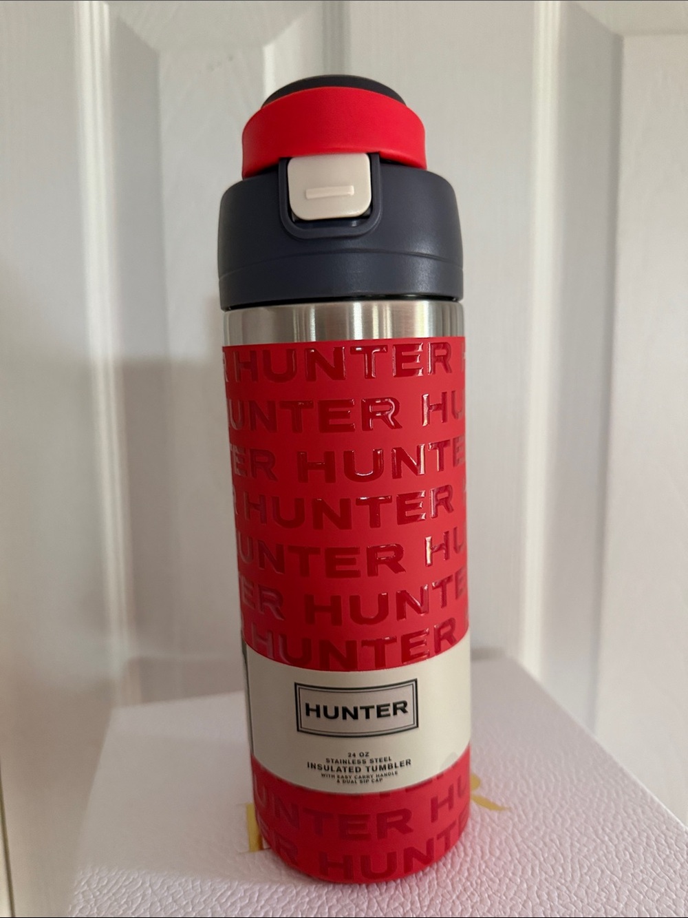 Hunter Heritage Hydration Stainless Steel Tumbler with Flip Top Lid